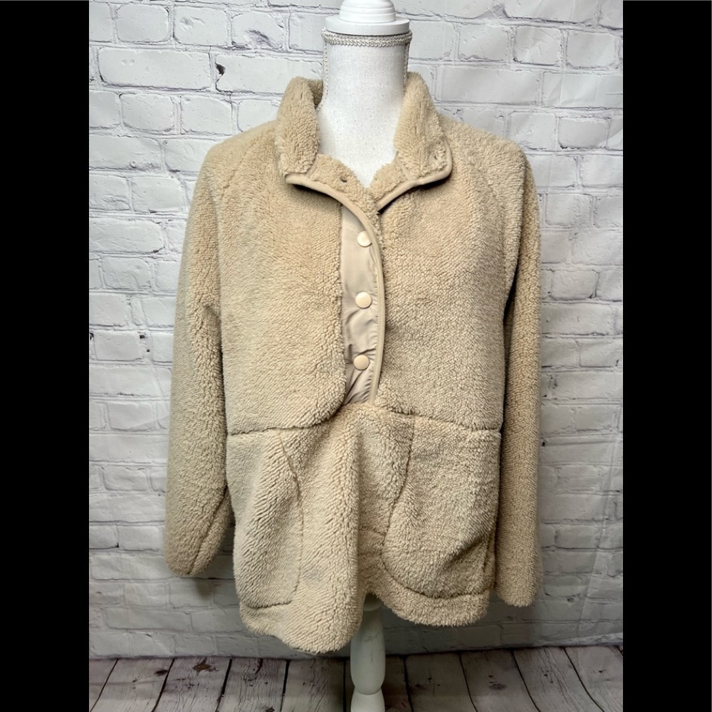 Lou & Grey Sherpa Pullover Large